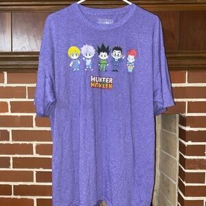 HUNTER BELL Purple Graphic Tee